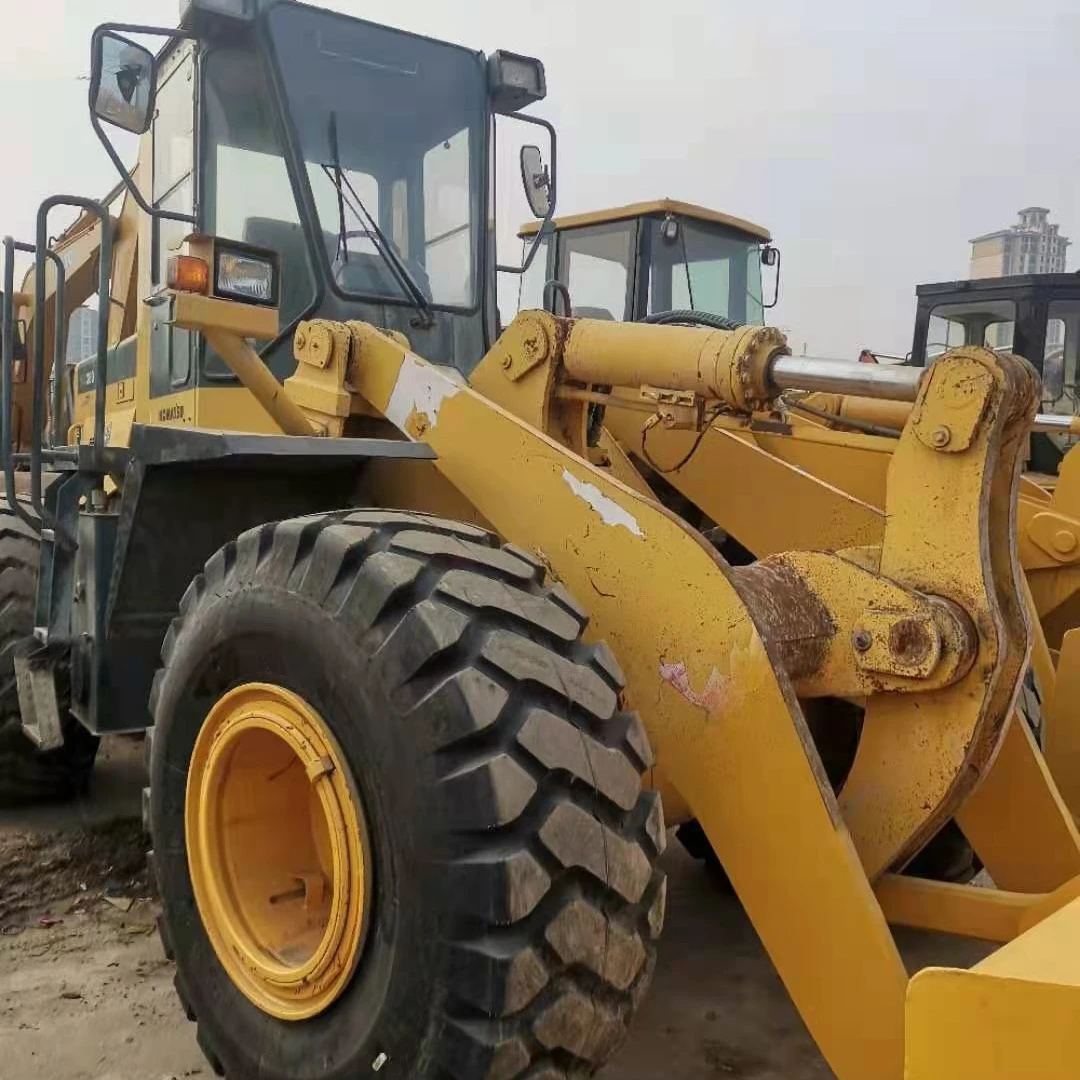 Хорошее состояние строительная машина komatsu 16-тонный колесный погрузчик Komatsu WA380-3 б/у WA380