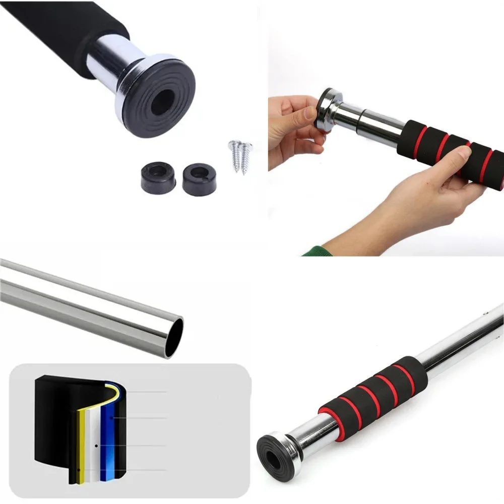 Zhenxing Home Gym Exercise Adjustable 62-100cm Door Frame Mounted Workout Pull Up Bar For Fitness