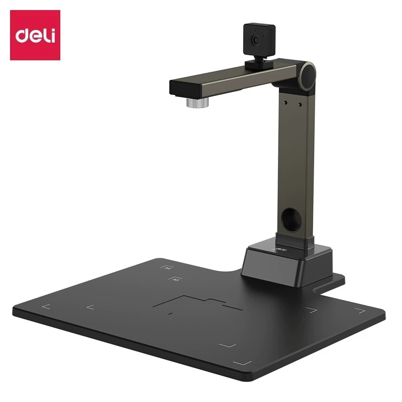 Deli 15151 HD Professional Office Online Course Collection Certificate Book Scanner