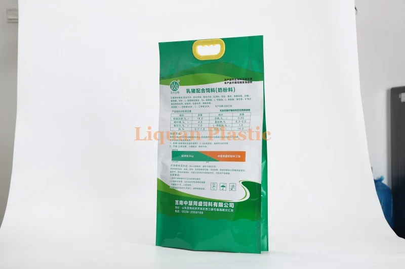 
High end anti penetration animal pet food pouch poly feed bags 