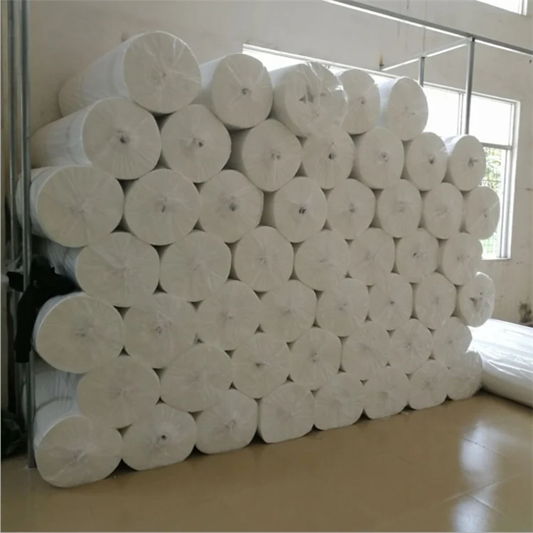 
Factory customized pet white polyester hot pressed needle punched felt 