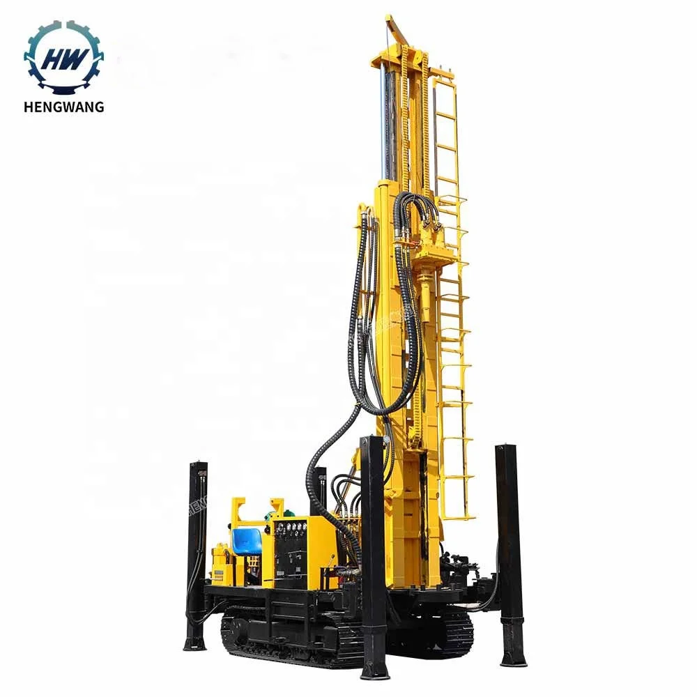 Hengwang HQZ-260L 200m tractor mounted rotary water well drilling rig machine for sale