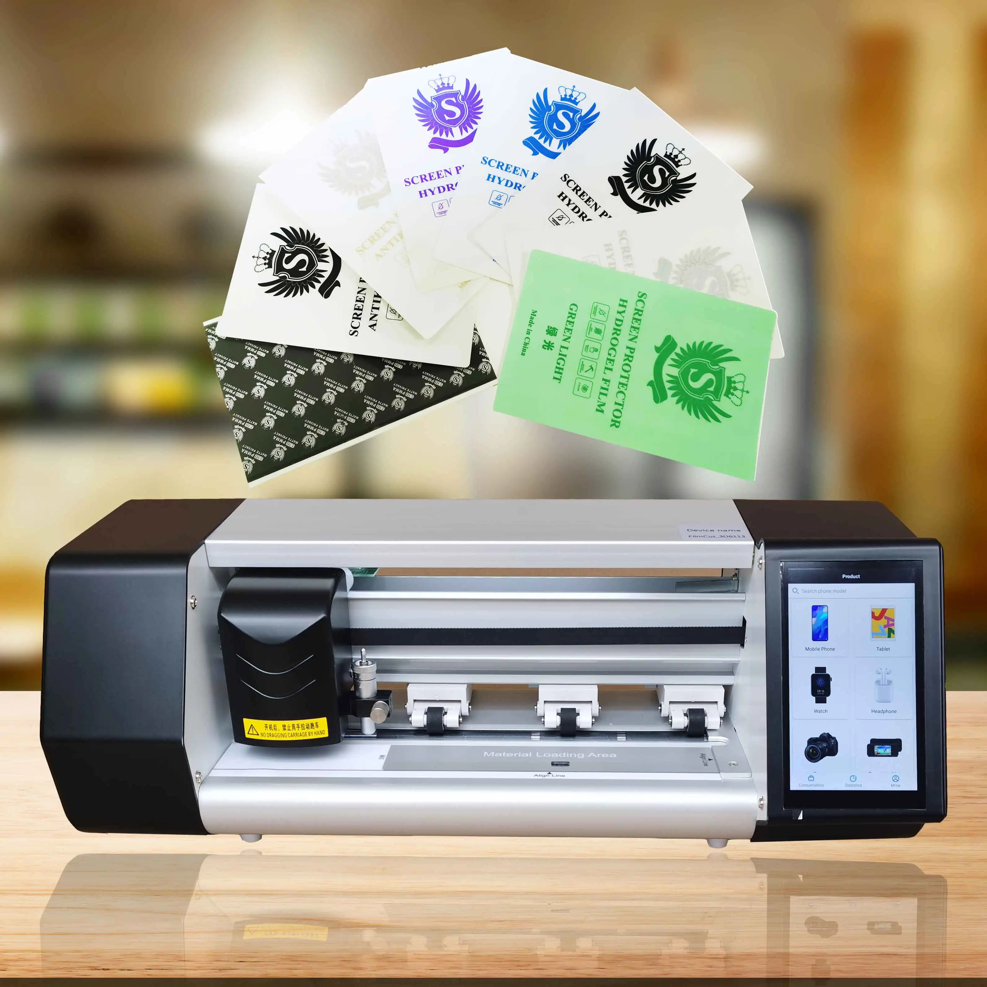 Automatic Cutting Laser Machine Universal   Version TPU Hydrogel Film with LCD screen protector machine