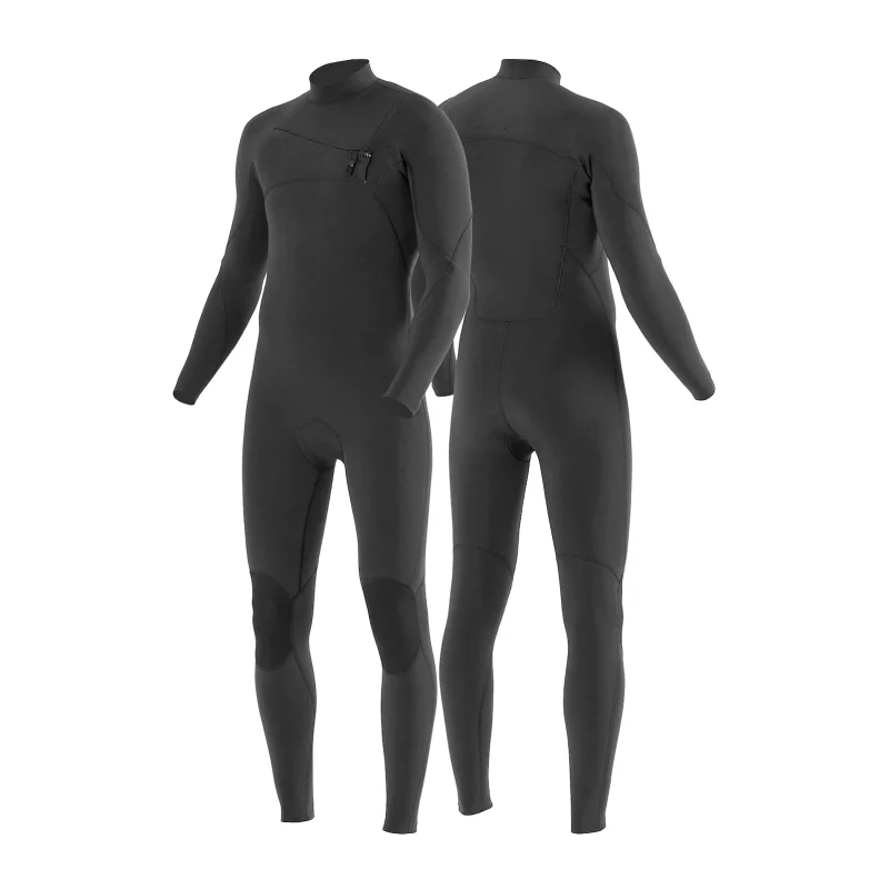 Wetsuit Surfing 4/3MM 3/2MM SCR Neoprene Wetsuit Men Sealed High Elasticity Chest Zip  Full suit