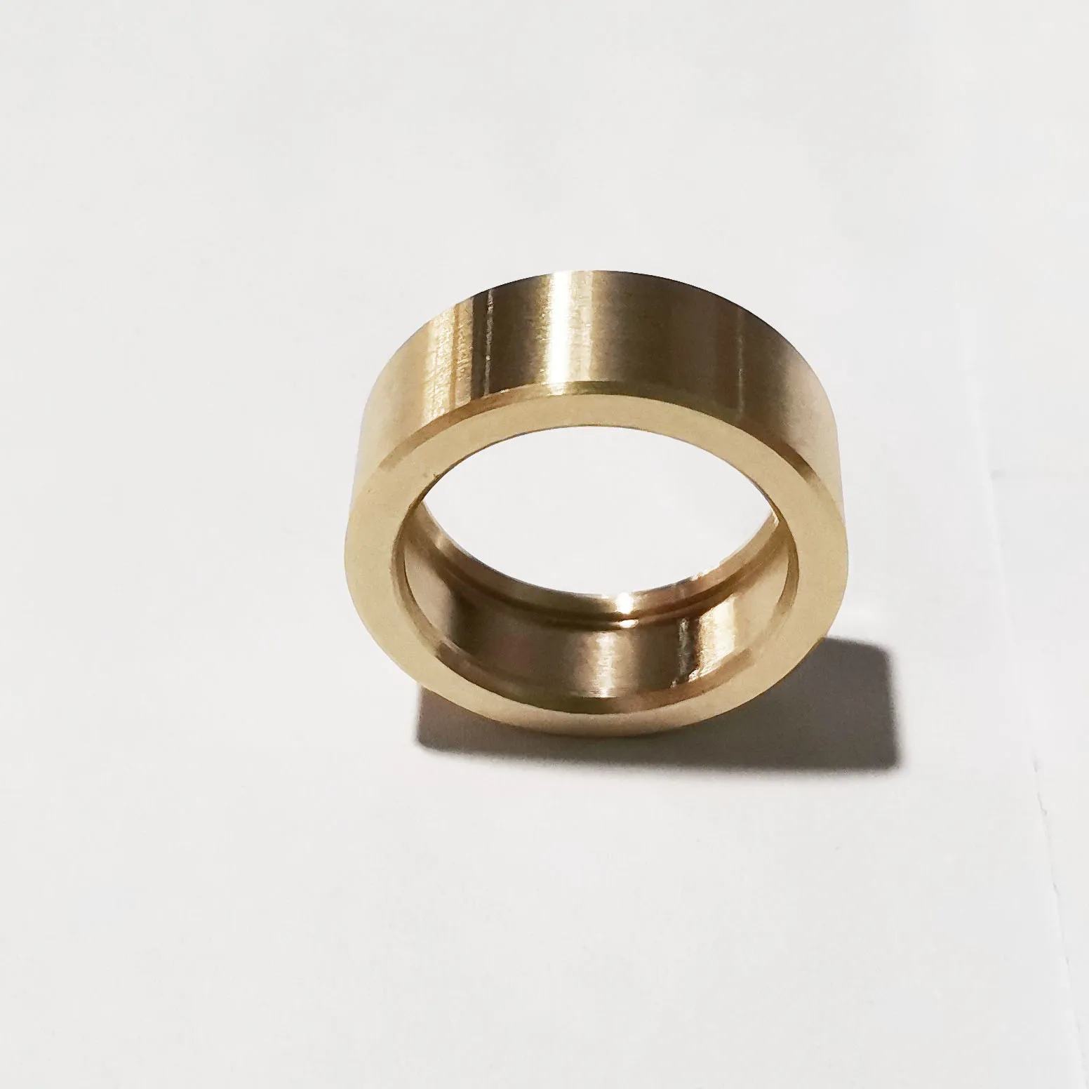 Wholesale brass metal precision O shape ring for handbag cnc Brass parts professional customized type service