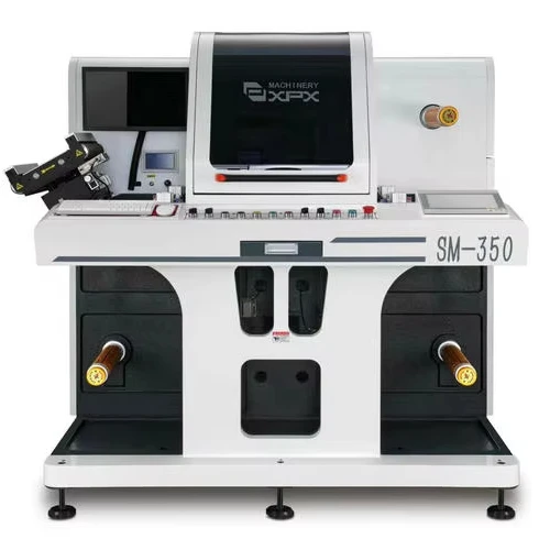 XPX high  precision vinyl sticker automatic processing label die cutting machine with CCD camera