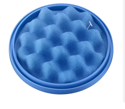 Blue Round Sponge Foam Filter Replacements for Samsungs DJ63-01285A Vacuum Cleaner Hepa Filter Spare Parts Accessories