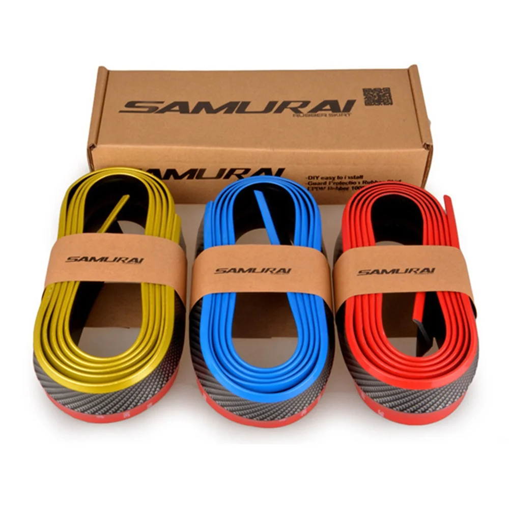 Универсальный автомобильный передний бампер для губ 2 5 м диффузор сплиттер спойлер Резиновая Защитная полоса против царапин аксессуары автомобильного