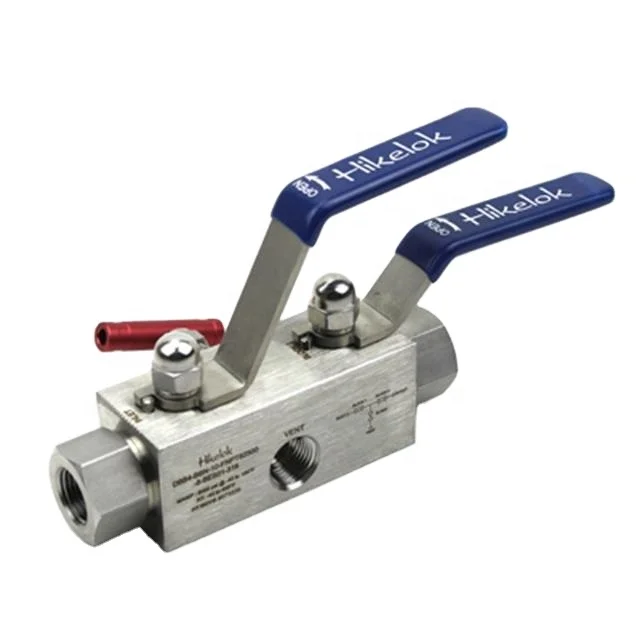  Hikelok SS316 swagelok Тип RTJ фланец двойной блок и