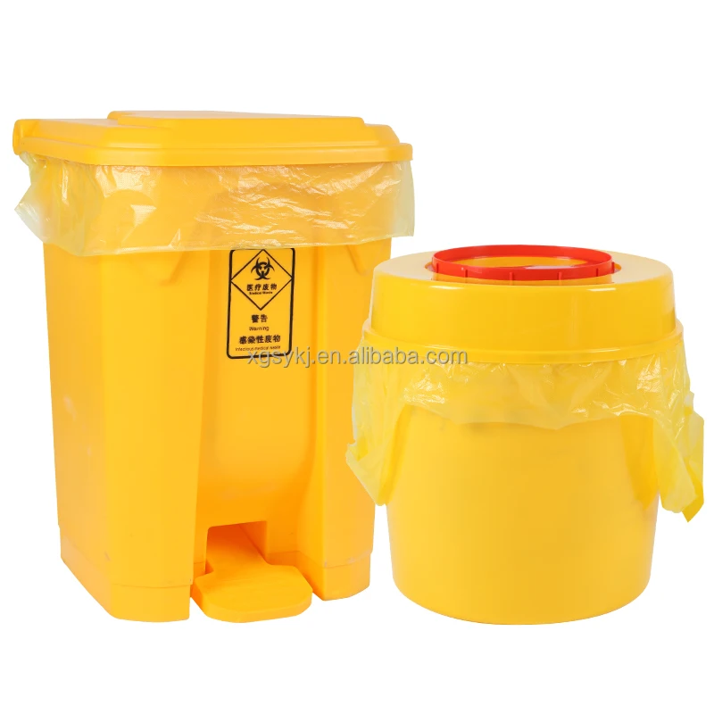 Tongcheng city factory directly supply high quality Medical Waste Bag 32*38cm, thickness 3 silk Portable plastic garbage bag