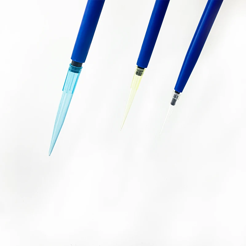 1 мл Универсальный прозрачный синий пластик пипетки советы лабораторные принадлежности