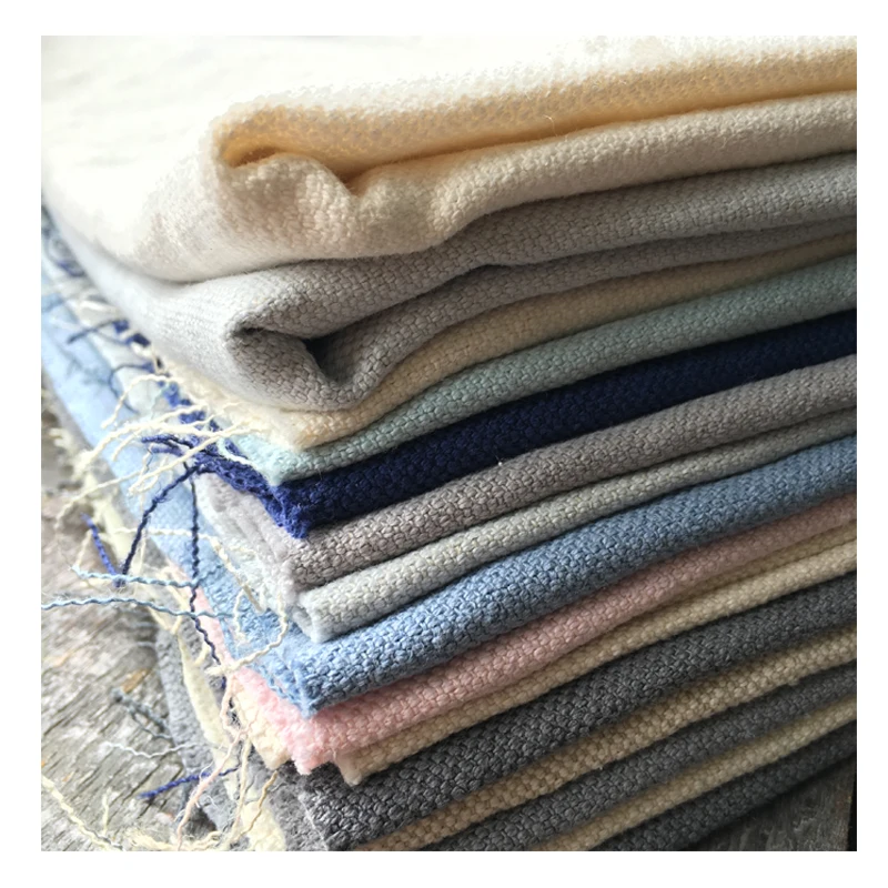 100% linen stone enzymed washed fabric for sofa curtain upholstery