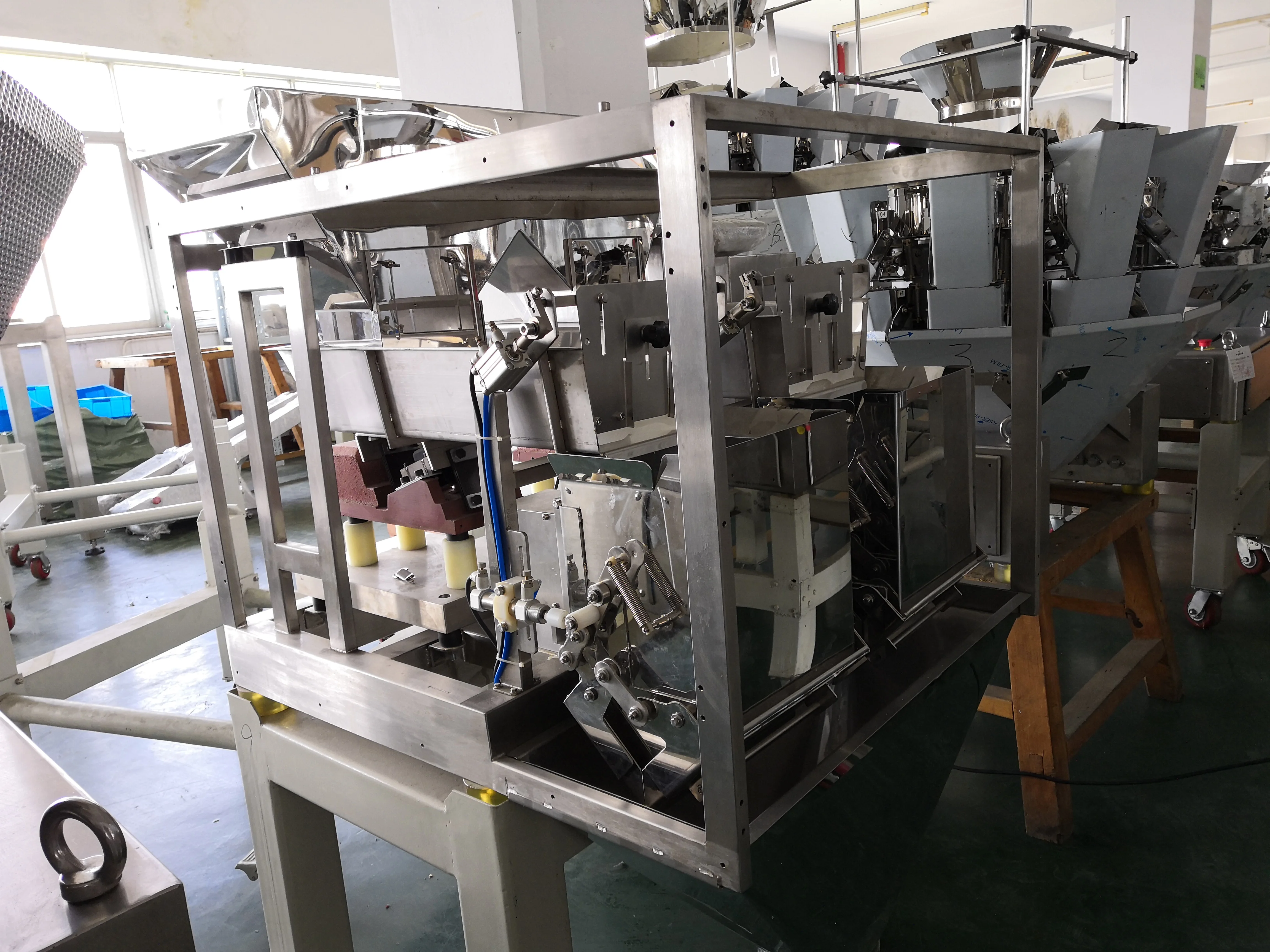 High Quality 2 Head Linear Weigher Weighing Hopper Scale For Nuts