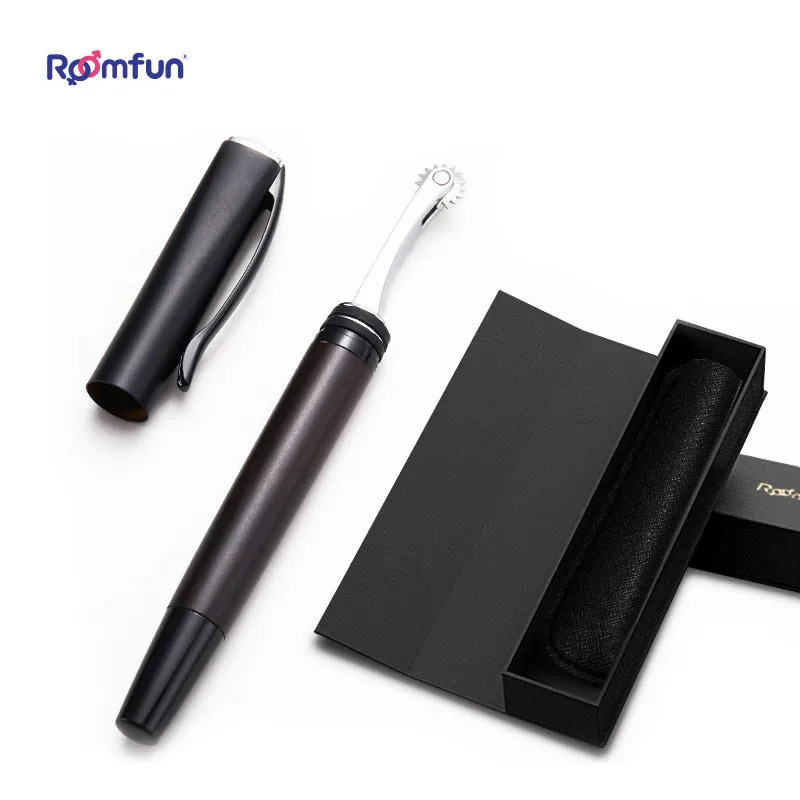 Stainless Steel Wartenberg Pinwheel SM Rotating Tongue Nipple Penis Erotic Toy