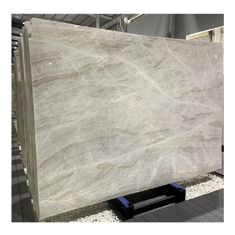 Taj mahal white quartzite exotic slabs for wall background