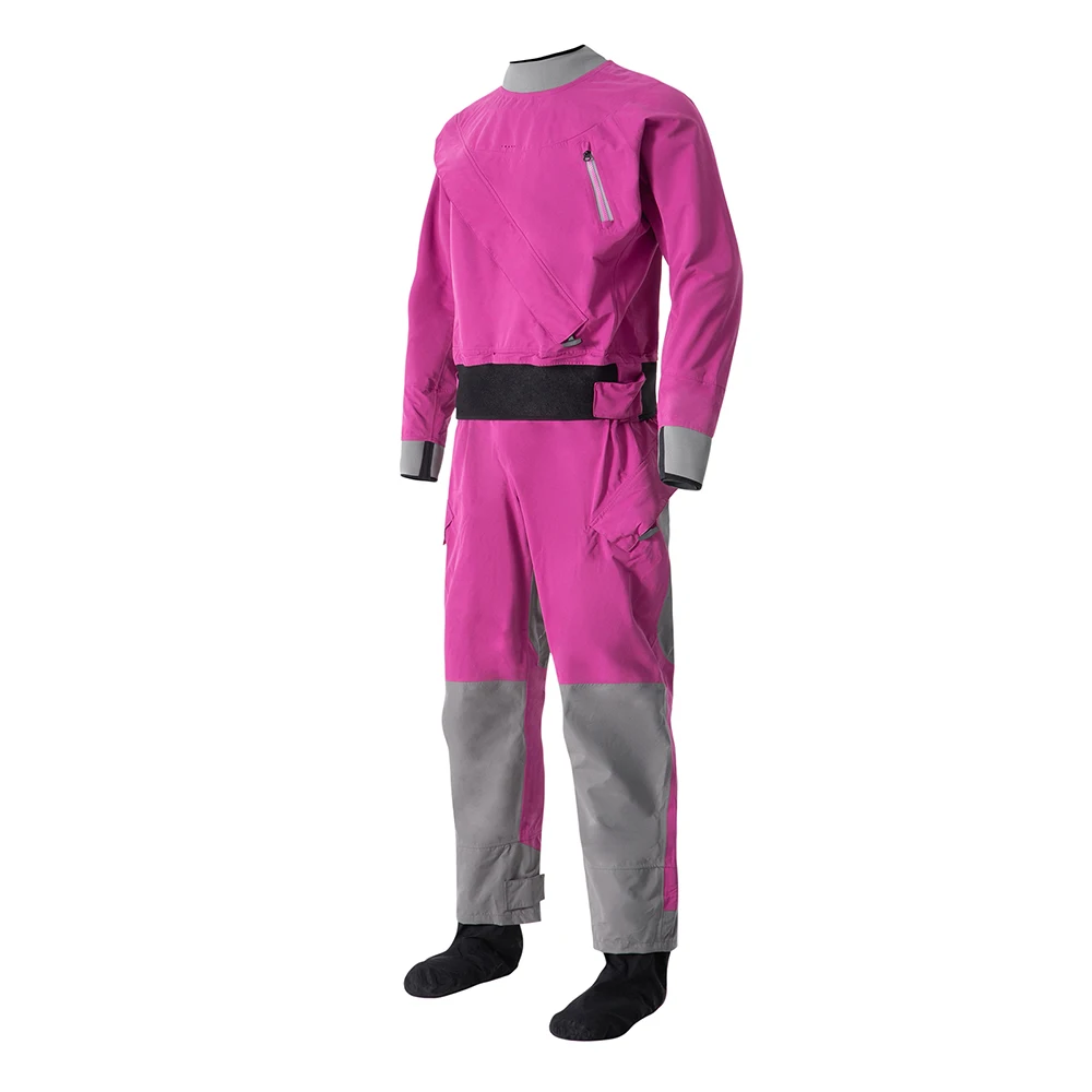 OEM customized fly fishing drysuit whitewater kayaking breathable 100% waterproof racing polyester for women hunting