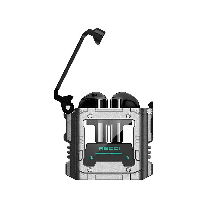 Recci earbuds 5.0 TWS Wireless Headphones earphone Earbuds Stereo Gaming Headset With Charging Box for Mobile Phone