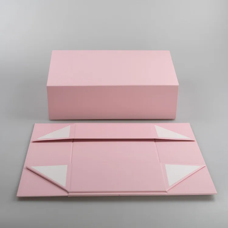 Jinbar Production Bespoke Suppliers Pink Jewellery Box Photo Magnetic Box For Clothing Pearl Handle Shipping Boxes