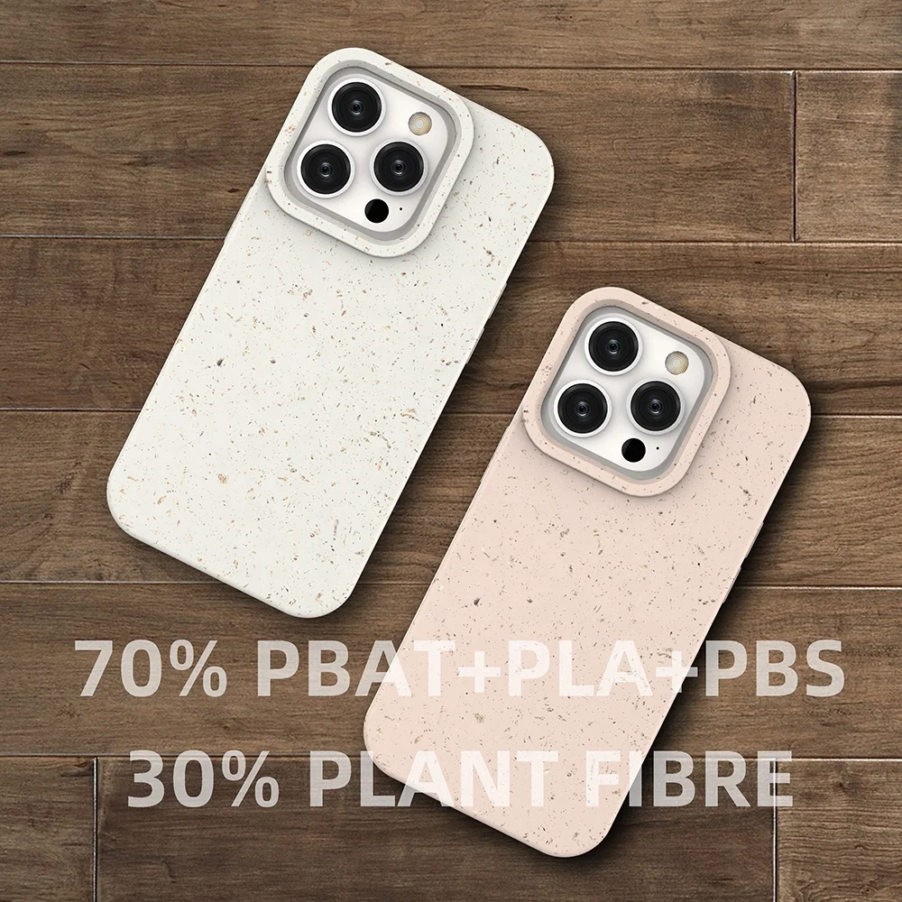 For Iphone 14 Case Ready To Ship GSCASE Wheat Stalk Mobile Cover 100% Biodegradable Phone Case For Iphone 14 Series