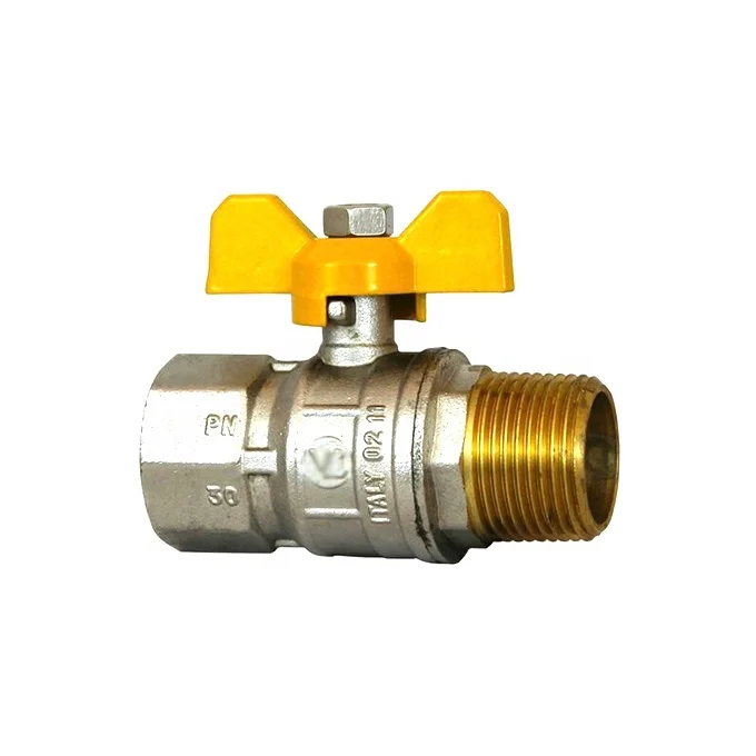 
Brass FXF thread gas ball valve, EN331 standard 