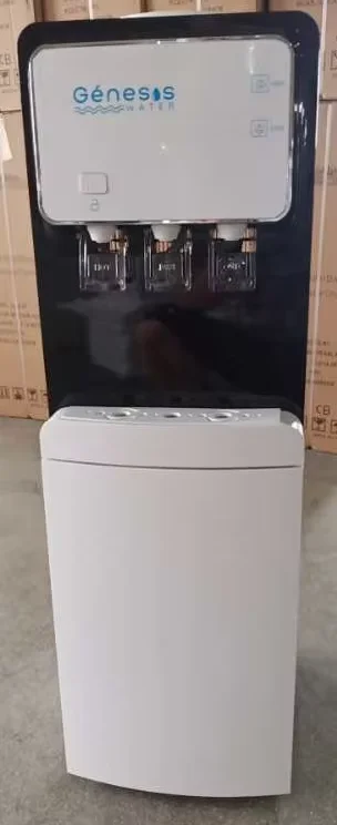 Korea Style Desktop Compressor Cooling 3 Taps Instant Hot 5 Gallon Cold And Hot Bottle Water Dispenser