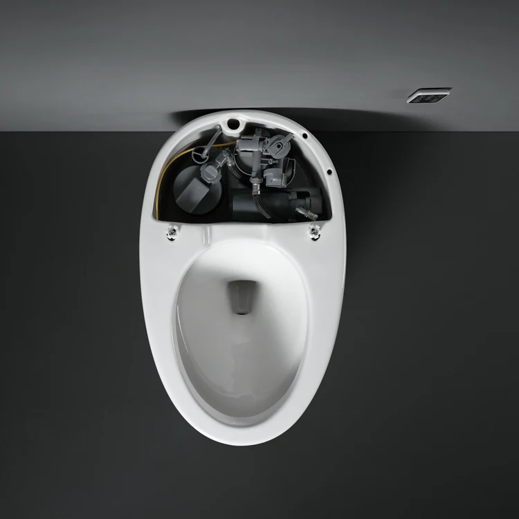 Автоматический Умный Унитаз овальной формы с суперпромывкой