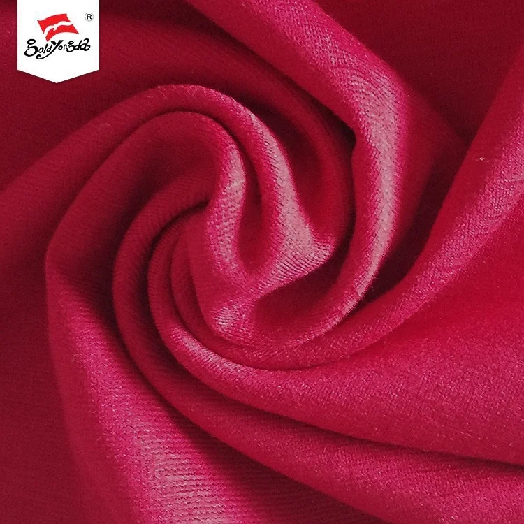 Good quality NR slub ponti roma poly rayon fabric