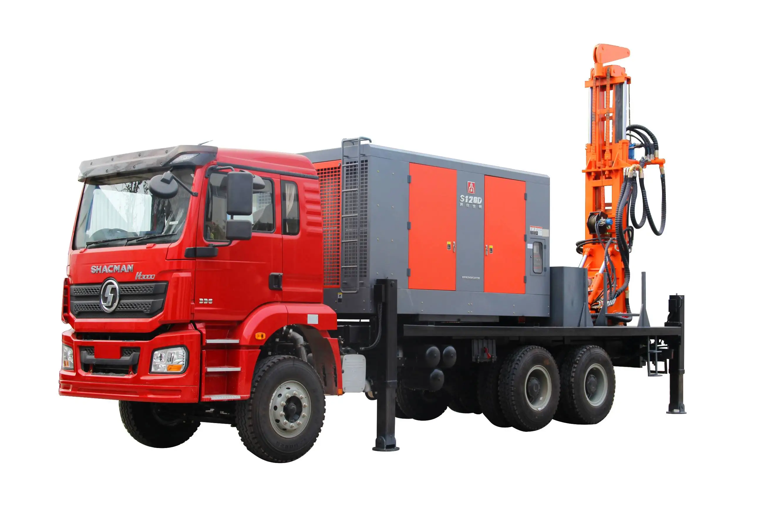 800m Truck mounted water well drilling rig Drilling rig for water well DTH Drilling machine with air compressor