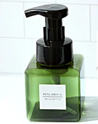 Wholesale 250ml cosmetic foam soap bottle foaming pump bottle