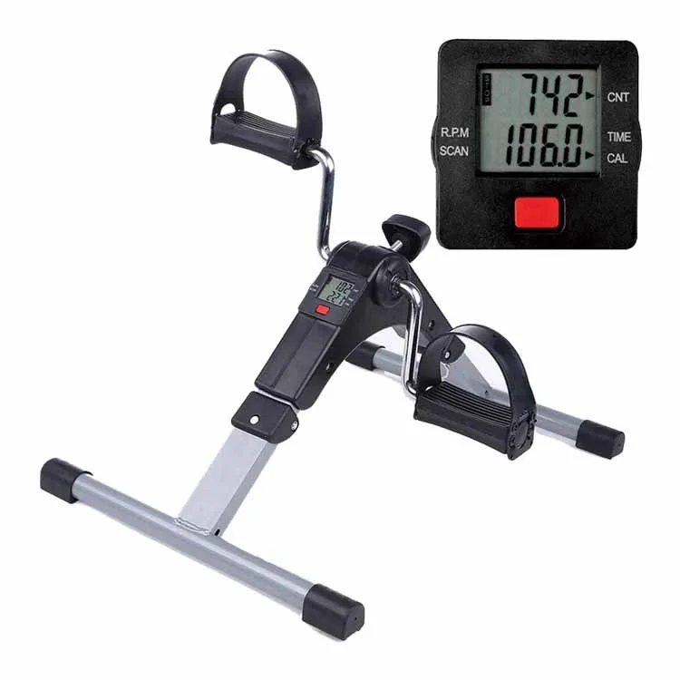 Portable Foot Peddler Folding Rehabilitation Pedal Exerciser Mini Exercise Bike