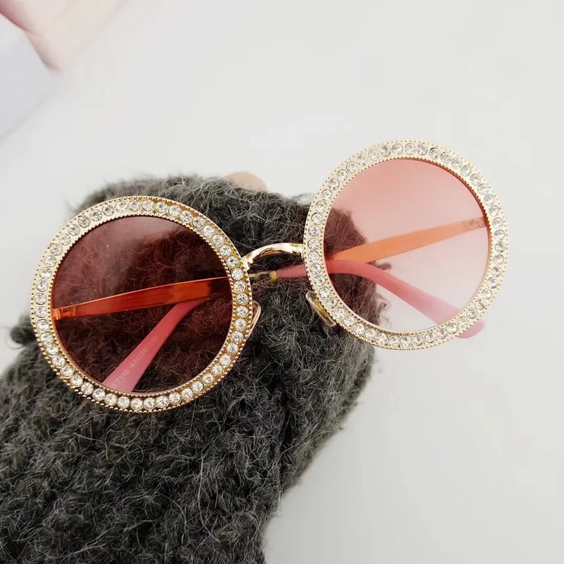 
sun glasses round sunglasses round rhinestone bling diamond sunglasses womens 