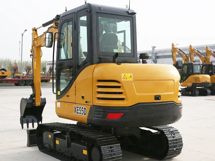 New XE55GA 5.5 Ton Small Crawler Excavator With Euro 3-4 Engine Excavadora Breaker Pipe Hammer Pipe