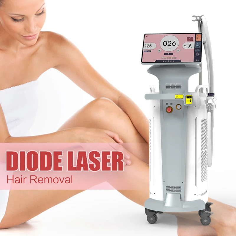 Top 808 755 1064 Nm Alexandrite Laser Permanent Hair Remover Diode Laser Hair Removal Equipment