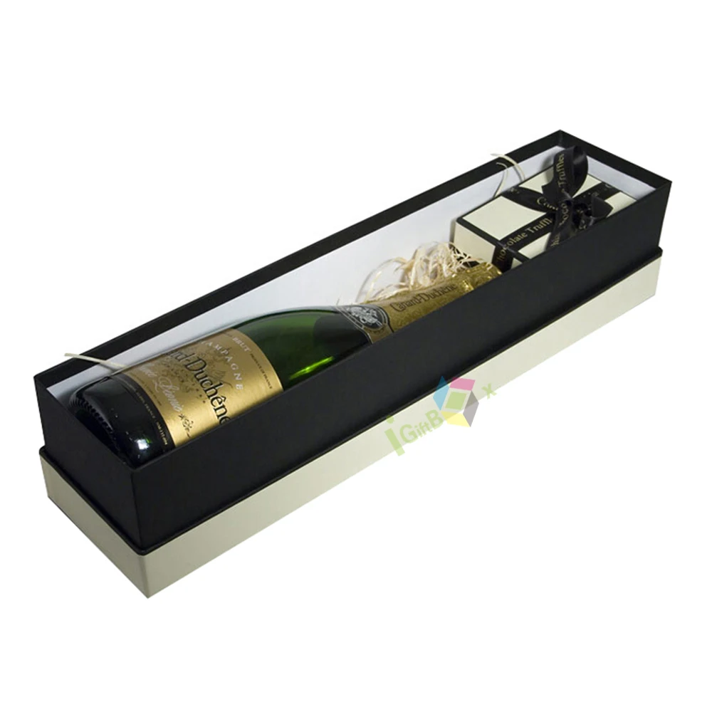 Wine Bottle Packaging Box Custom Paper Packaging Box Single Pack Wine Carton Box