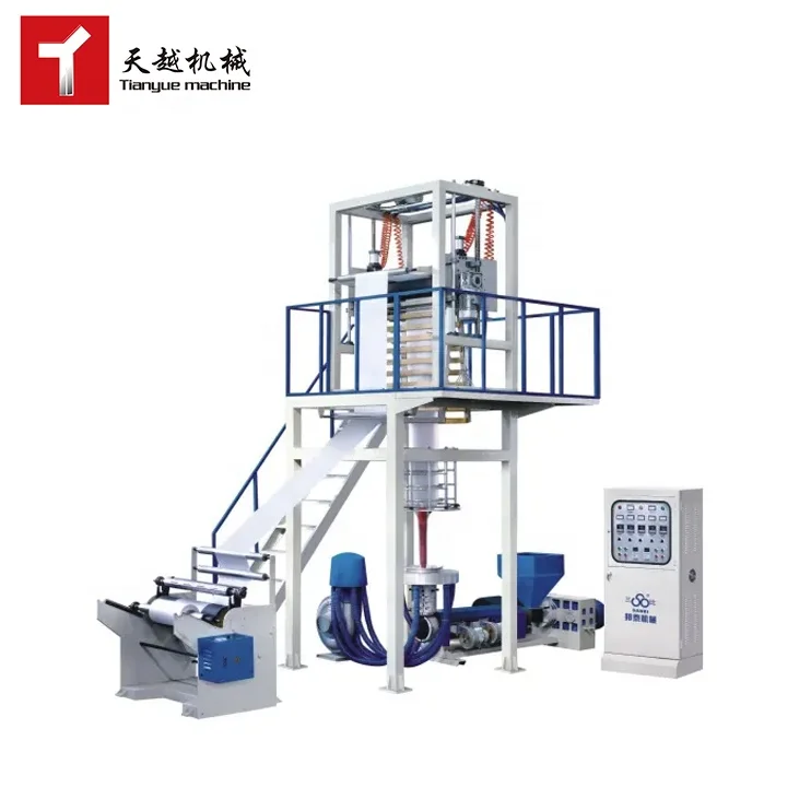 TIANYUE blown film extrusion extruder 100% compostable film blowing machine