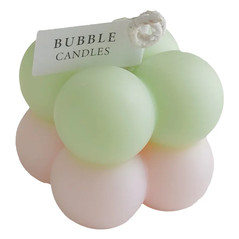 Wholesale Small Bubble Cube Candle Cute Mini Scented Candles Home Decor