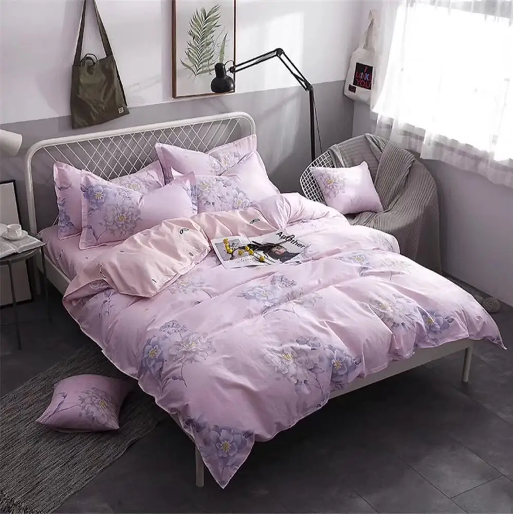  Простыня для кровати из полиэстера с цветочным дизайном изготовление на заказ домашний текстиль Заводские покрывала