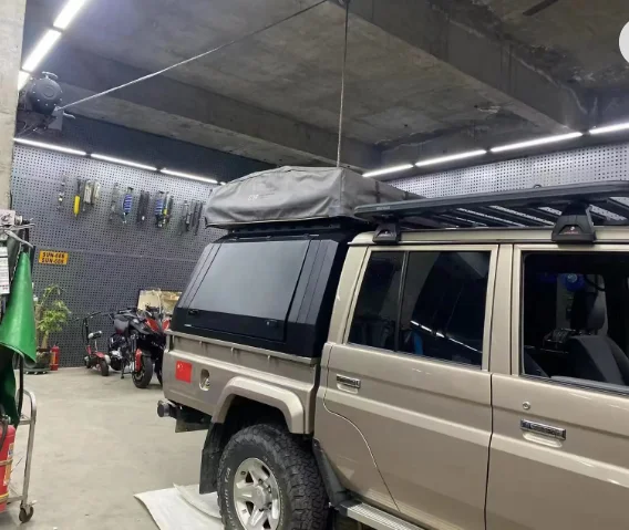 Factory Direct 4x4 off road aluminum hard top full canopy for Toyota LC79 Double cab 2020-2024