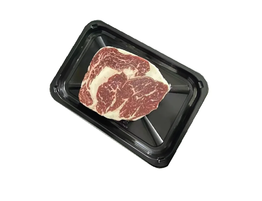 PP Easy peel skin tray Disposable plastic VSP food tray plastic skin dish vacuum skin packaging container VSP CARD