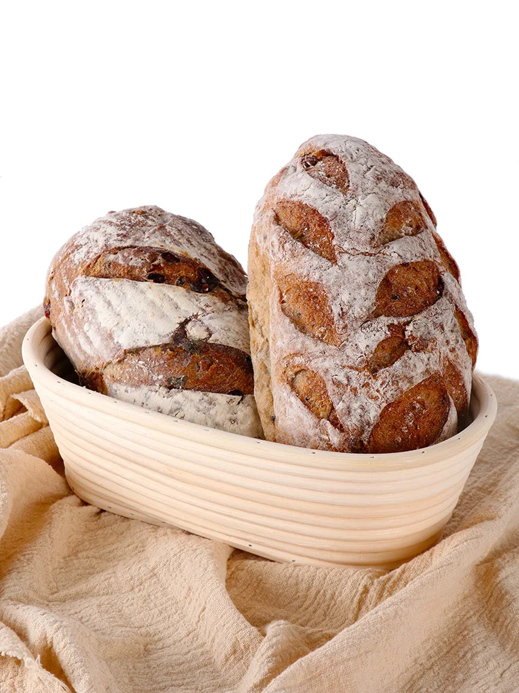 11 inch Cane Oval Bread Proofing Basket Bread Baking Molds Tools Sourdough Bannetons Fermentation Basket
