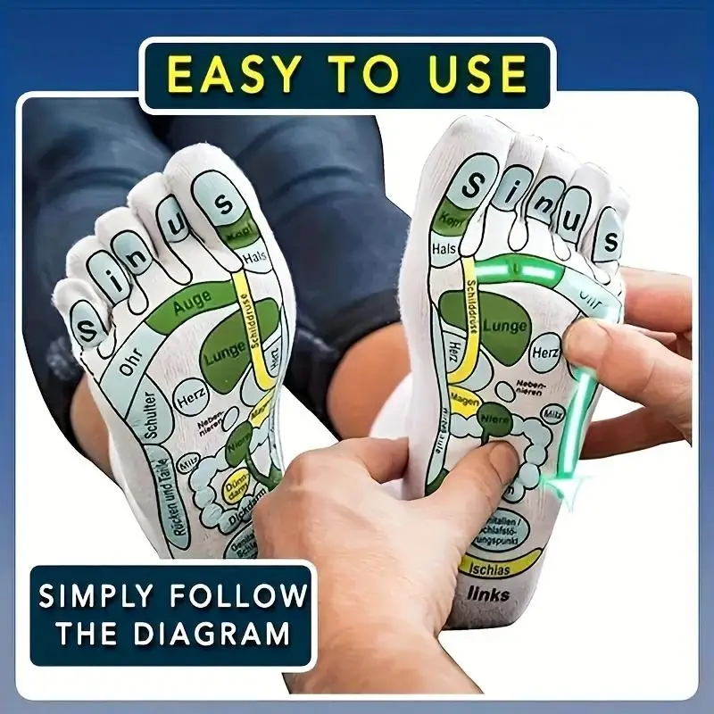 Wholesale Acupuncture Point socks reflexology socks acupressure reflexology socks
