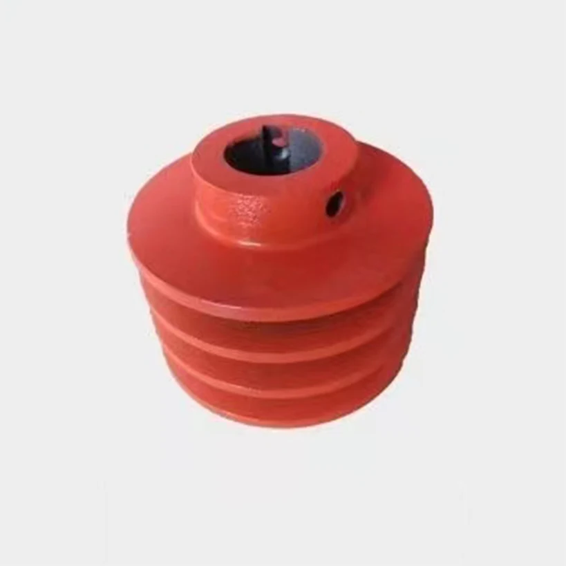 Factory sale machinery equipment accessories cast iron three groove driving pulley