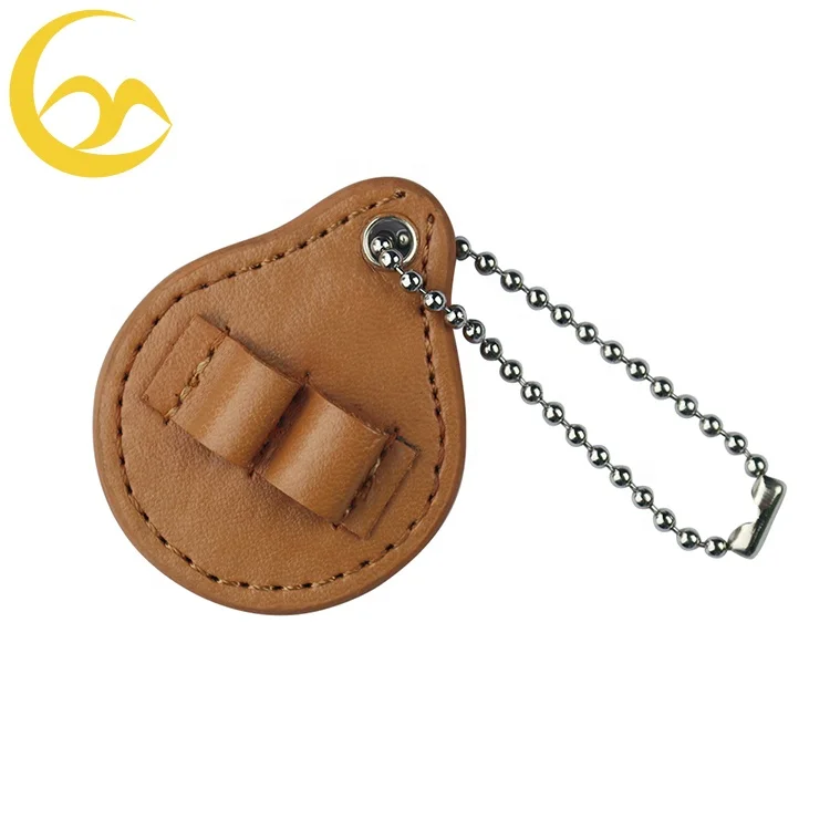 Factory Direct Leather Golf Tee Holder with Ball Markers And Tee Holder Golf Custom Logo Hook To Golf Bag Tag