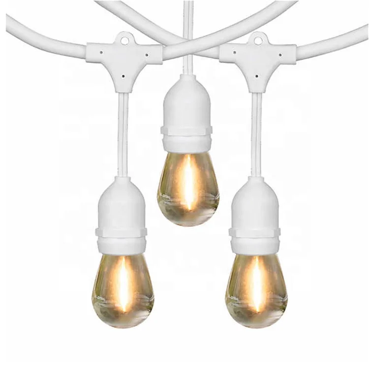 2019 Most Popular Commercial Drop Strand Globe String Lights with Ediston Style Bulbs for Events