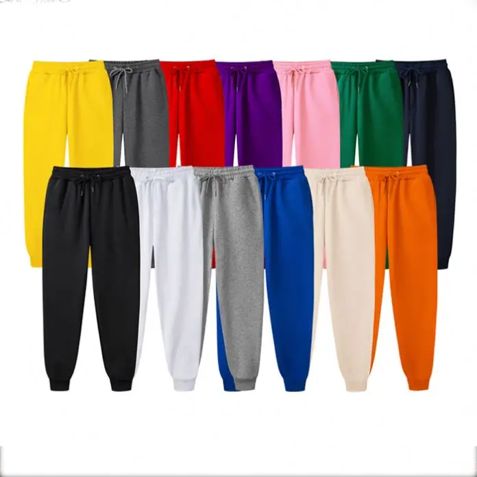 
Pantalones De Hombre Unisex Plain Heavy Thick Sweatpants French Terry Sweatpants 