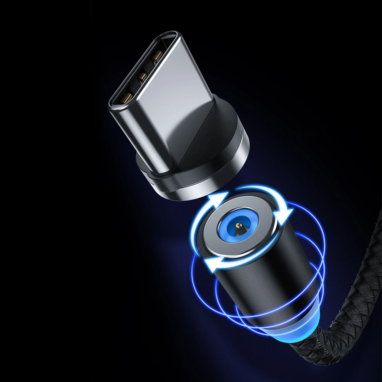  Devia Магнитный 5V 2.1A Быстрая зарядка Micro-Usb Стандартный кабель передачи данных 1 м 3 фута Тип c Usb алюминиевый сплав нейлоновый