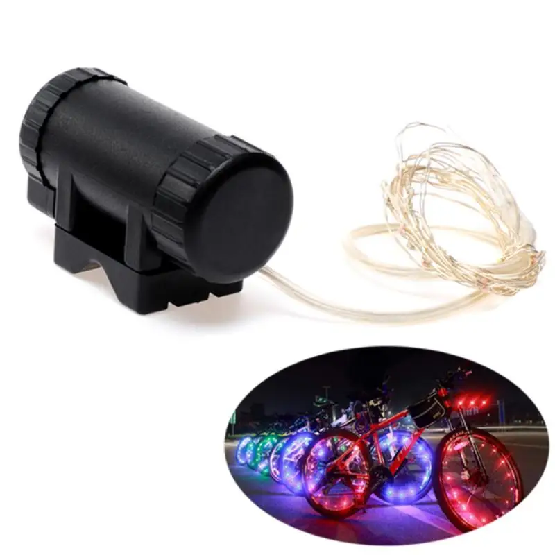 Cycling Spoke Bike Lighting Safety Warning Lights Accessories 2m 20 Led Bicycle Wheel Light