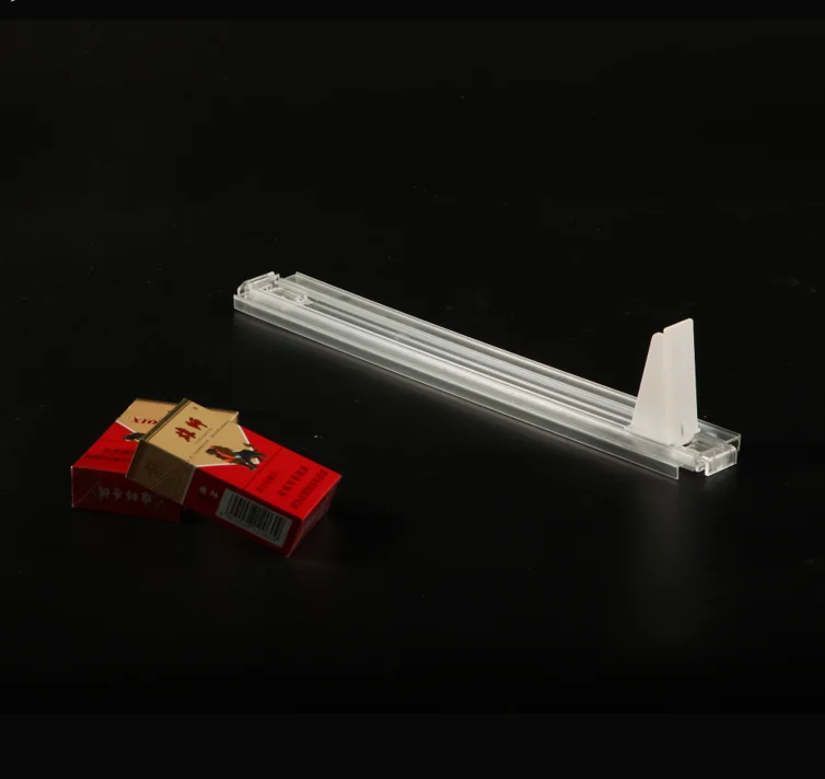 high quality free adjustable acrylic pop shelf pusher for display