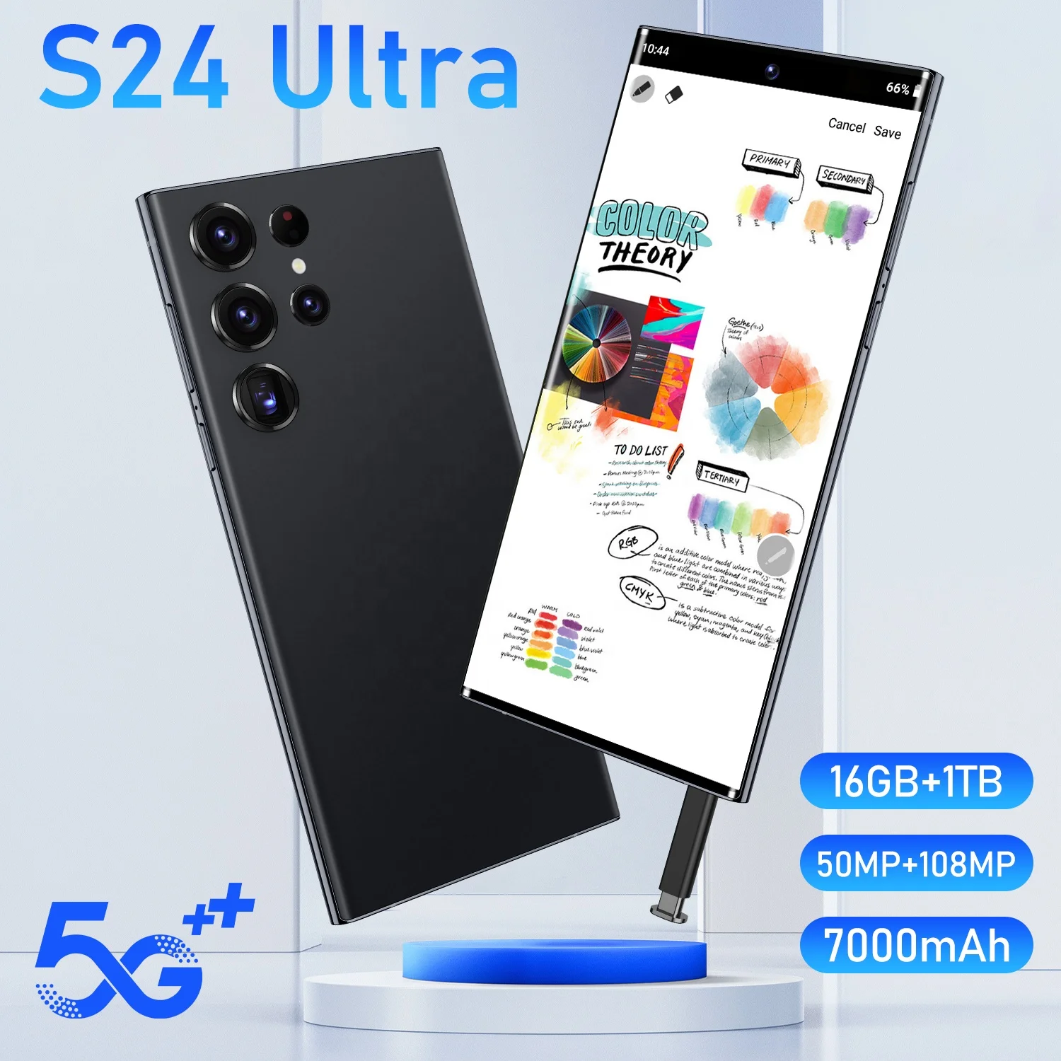 2024 New Cellphone S24 Ultra 16GB+1TB Smartphone 7.3 inch Android 13.0 Unlocked dual card 4G&5G Phones Mobilephone