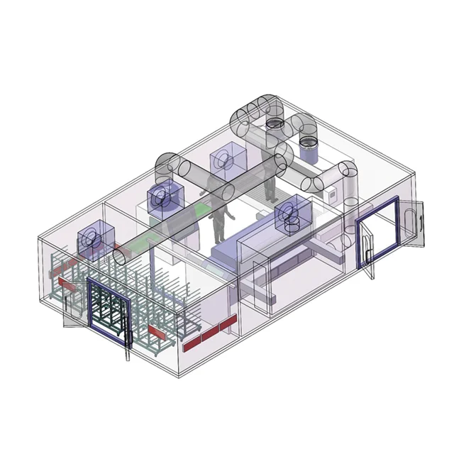helpful brand HLC-01A door painting machine baking finish room  furniture production line other woodworking machine